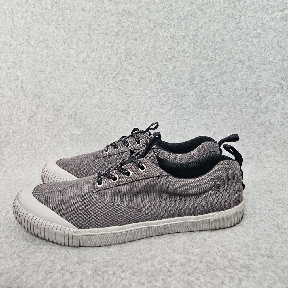 L.L. Bean Men's Gray Canvas Eco Woods‎ Lace-Up Shoes Size 12